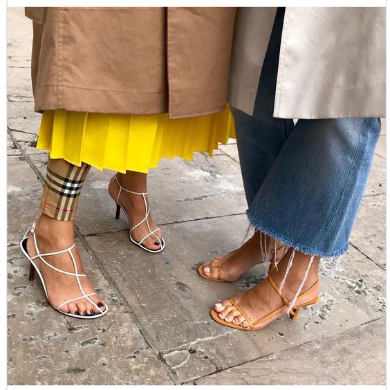 tendencia de sandalias verao 2020