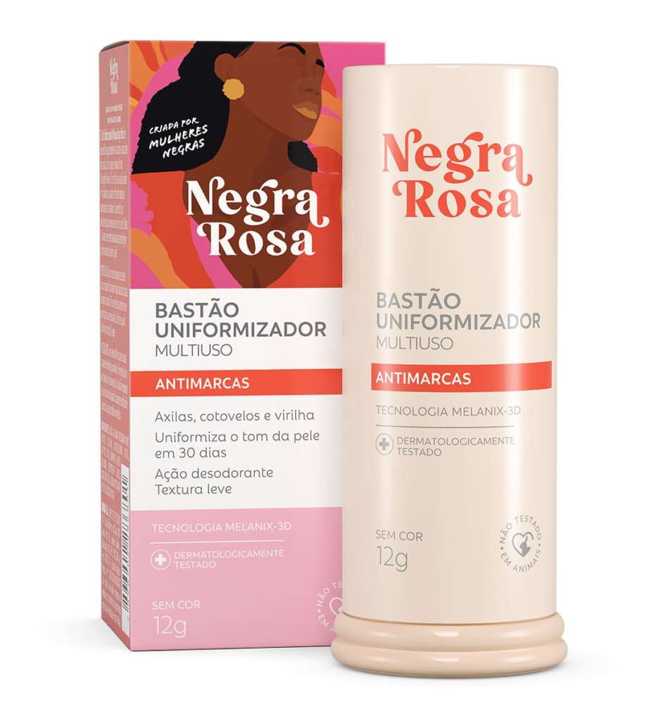 Bastão Uniformizador Multiuso Antimarcas – Negra Rosa