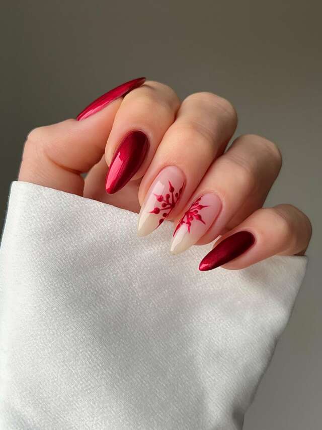 10 ideias de nail art para o Natal