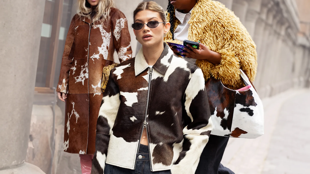 Estampa de vaca: a tendência fashion que vai transformar seu guarda ...