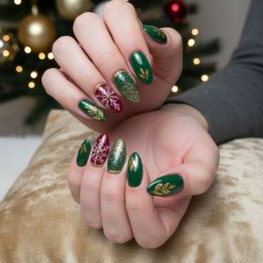 Unhas para o Natal e Ano Novo: cores e significados para atrair sorte e